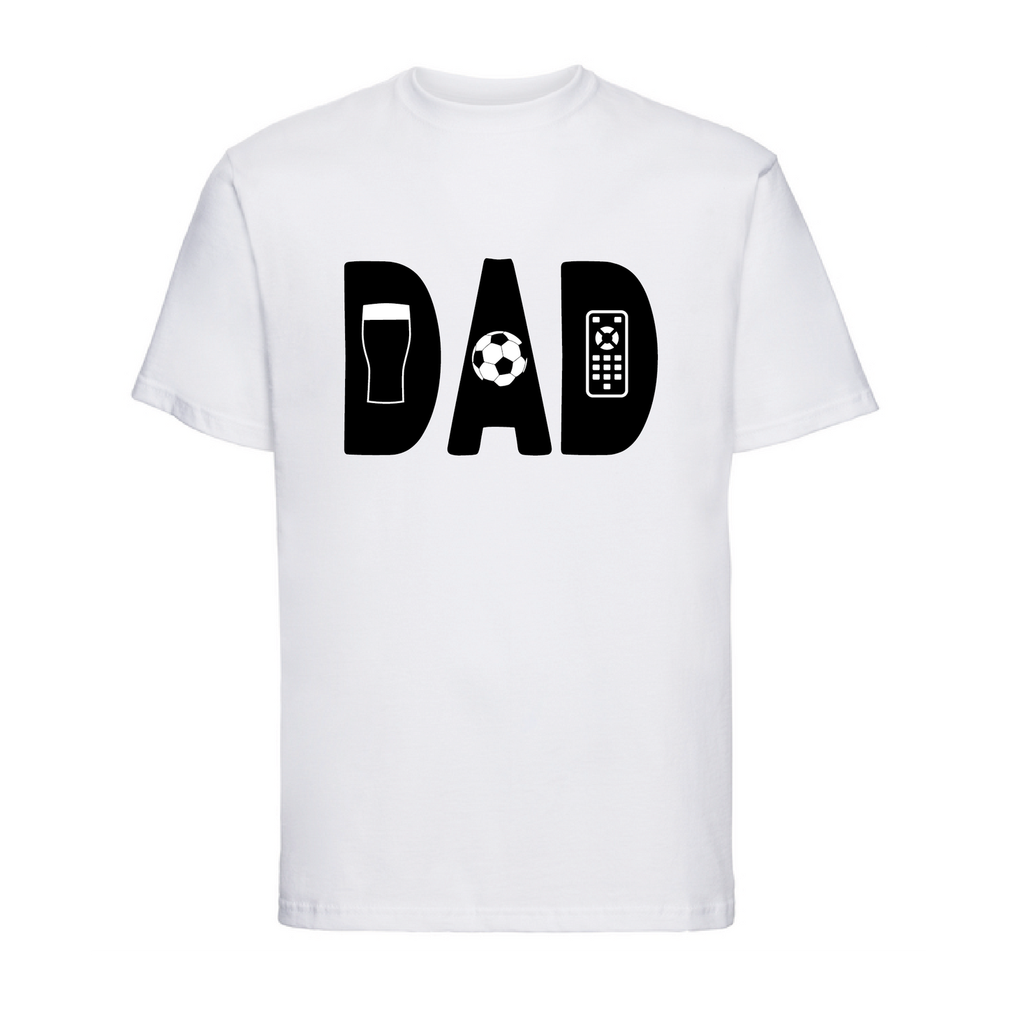 Beer, Footy, Tele Dad T-Shirt
