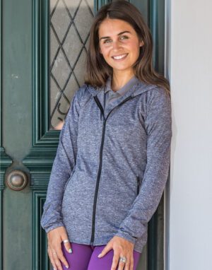 SPIRO FITNESS Women's Hooded Tee-Jacket